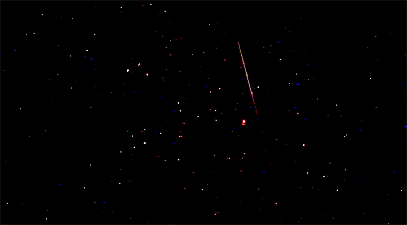 8-28-2019      2 UFOs Red Band of Light  in Transient FB Hyperstar 470nm IR RGBKL Analysis